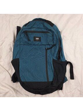 Vans Disorder Plus Backpack Durable Cordura Fabric Blue Black Adjustable Straps